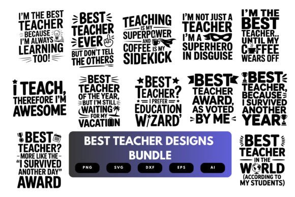 Best Teacher SVG Bundle for Creators