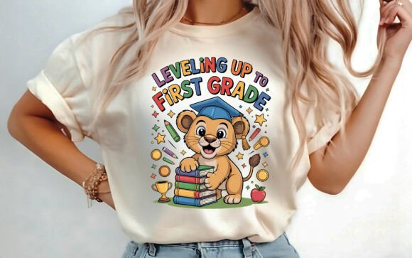 Celebrating the Big Leap: The Ultimate Leveling Up to First Grade Shirt PNG Guide