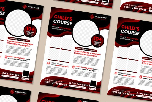 Childs Course Vertical Flyer Design Guide