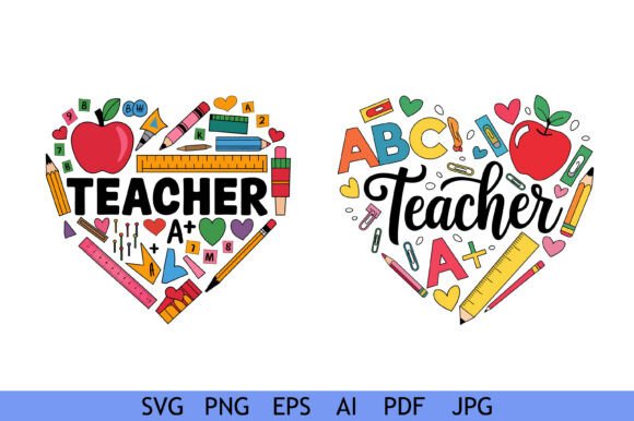 Colorful Teacher Appreciation Heart: A Vibrant Way to Celebrate Educators