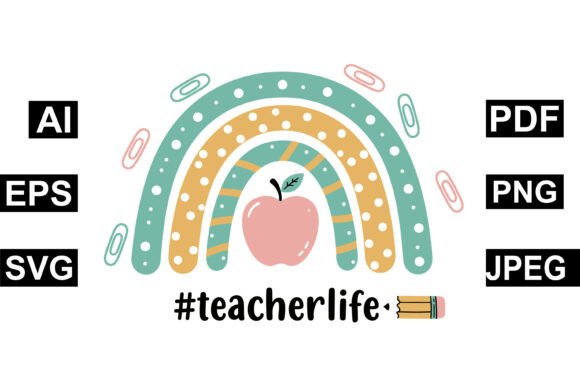 Cute Teacher Life Rainbow Design: A Practical Guide for Educators and Creators