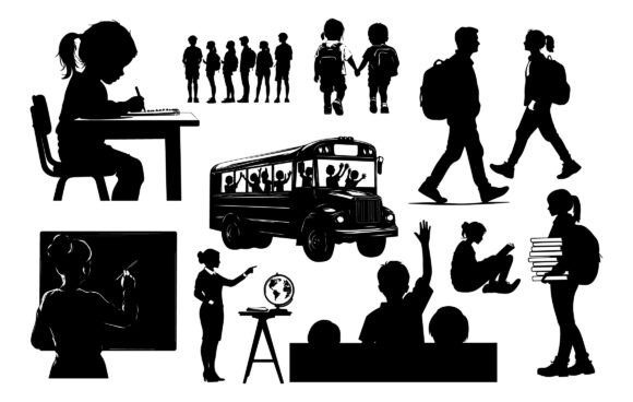 School and Education Silhouettes Guide