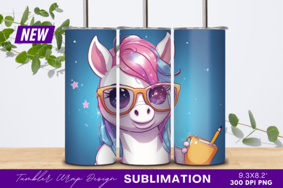Smart Unicorn with Glasses and Tumbler: The Rise of Whimsical Digital Assets in Modern Design