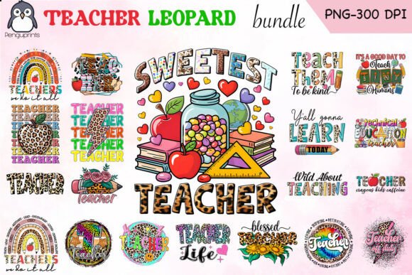 Teacher Leopard Sublimation Bundle Guide