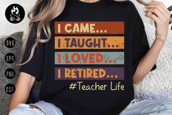 Teacher Retirement SVG & Education Svg Designs
