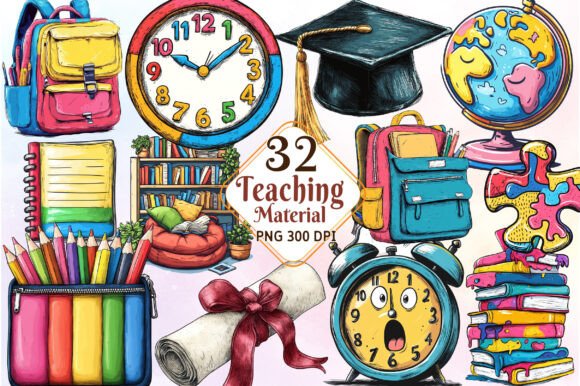 Teaching Material Clipart for Every Classroom