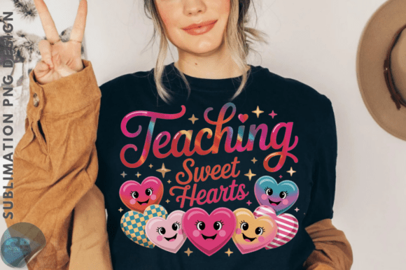 Teaching Sweet Hearts PNG Design Guide