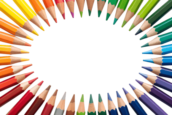The Circle of Colored Pencils Arranged PNG: Elevating Visual Storytelling in a Digital Age