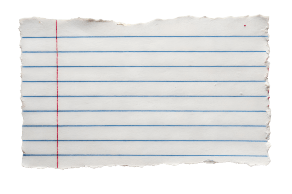 The Versatility of the Torn Lined Paper Sheet Isolated PNG in Modern Design