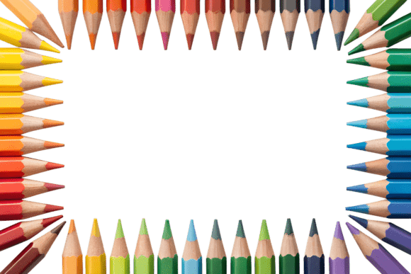 Vibrant Colored Pencils Frame on Black: A Practical Guide for Creators